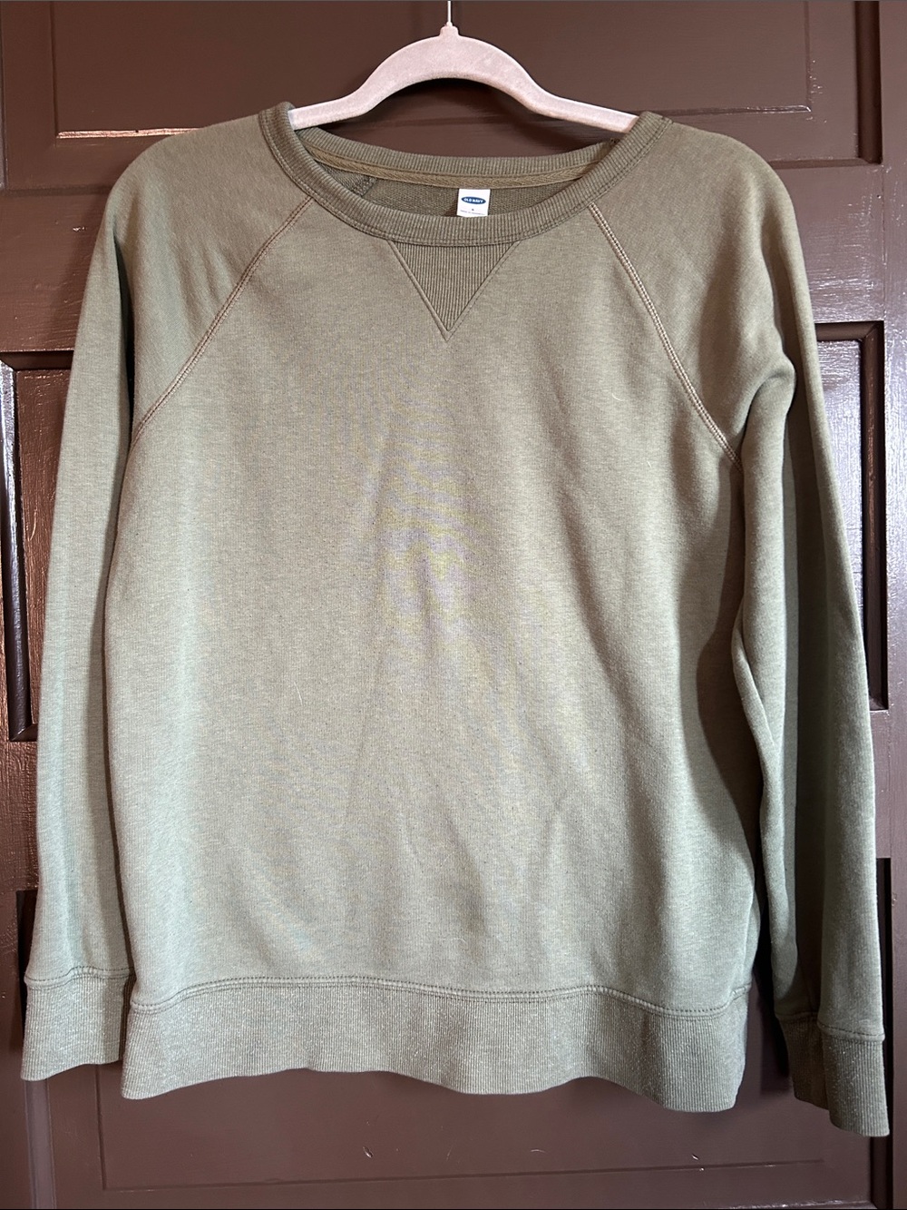 Old Navy Olive Crewneck Sweatshirt for Men